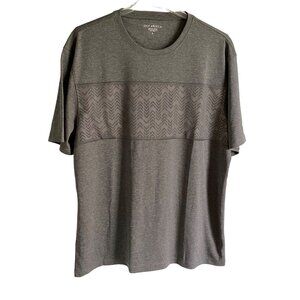 Golf America Gray Short Sleeve Polyester Men's Shirt Large